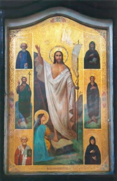 Образ Воскресения Господня — бывшая домашняя икона семьи Ждановых.